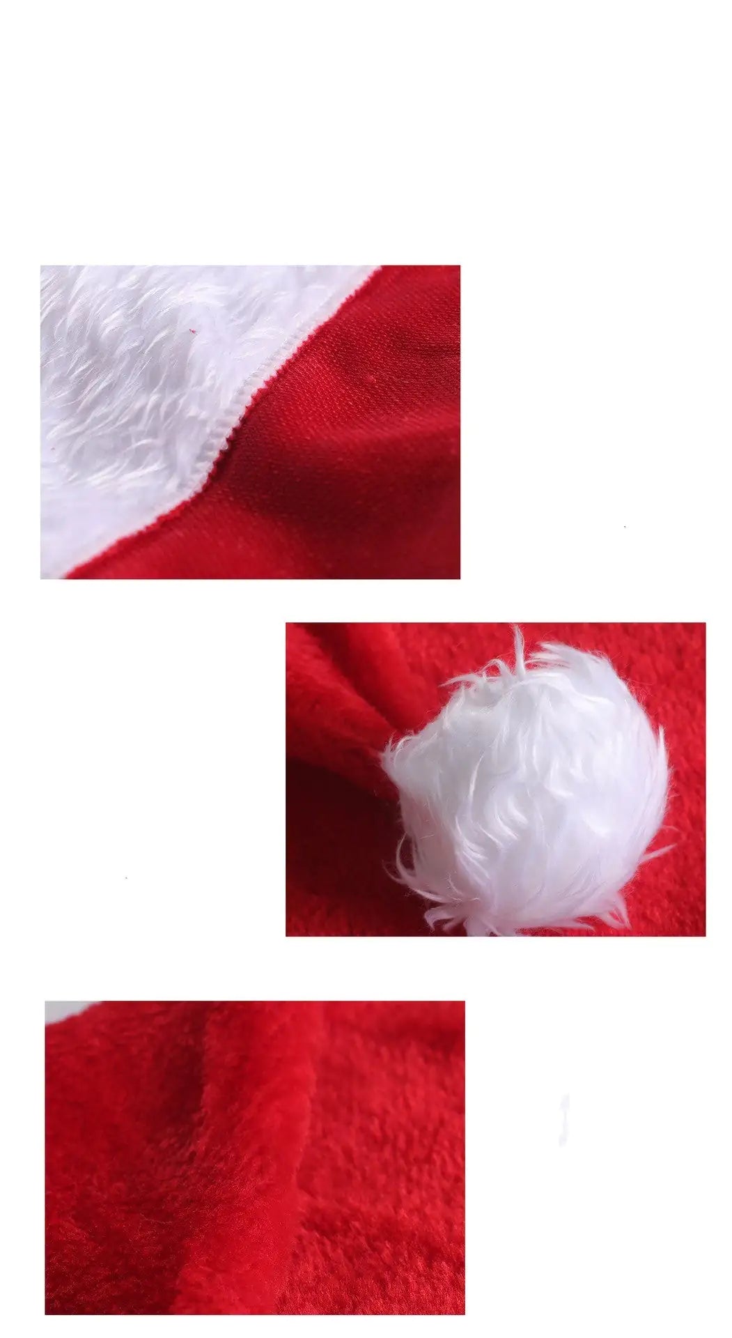 LED Light Plush Santa Hat, Festive Christmas Decor for All Ages