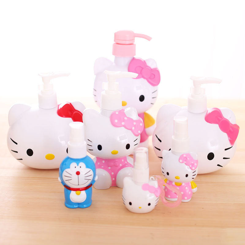 Cartoon Travel Shower Gel Shampoo Lotion Dispenser Bottles