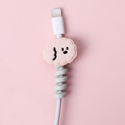 Cartoon Spiral USB Cable Protector and Organizer Bobbin