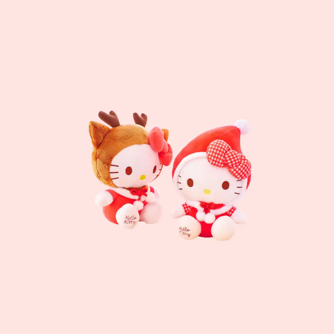 Cute Kitty Christmas Plush Toy, Holiday Gift for Kids