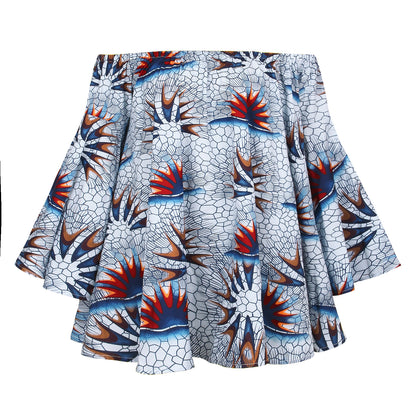 African Style Digital Print Fashion Women’s Dress