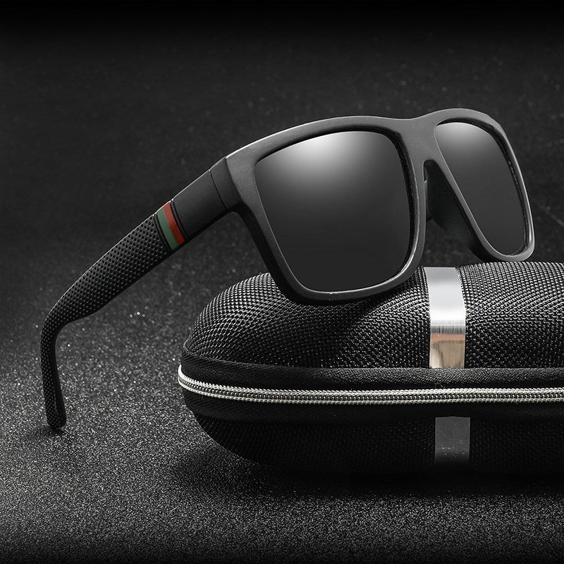 Unisex Vintage Polarized Square Sunglasses (Famous Brand)