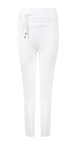 High-Waisted Slim-Fit Cropped Fashion Pants