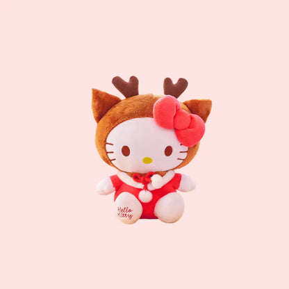 Cute Kitty Christmas Plush Toy, Holiday Gift for Kids