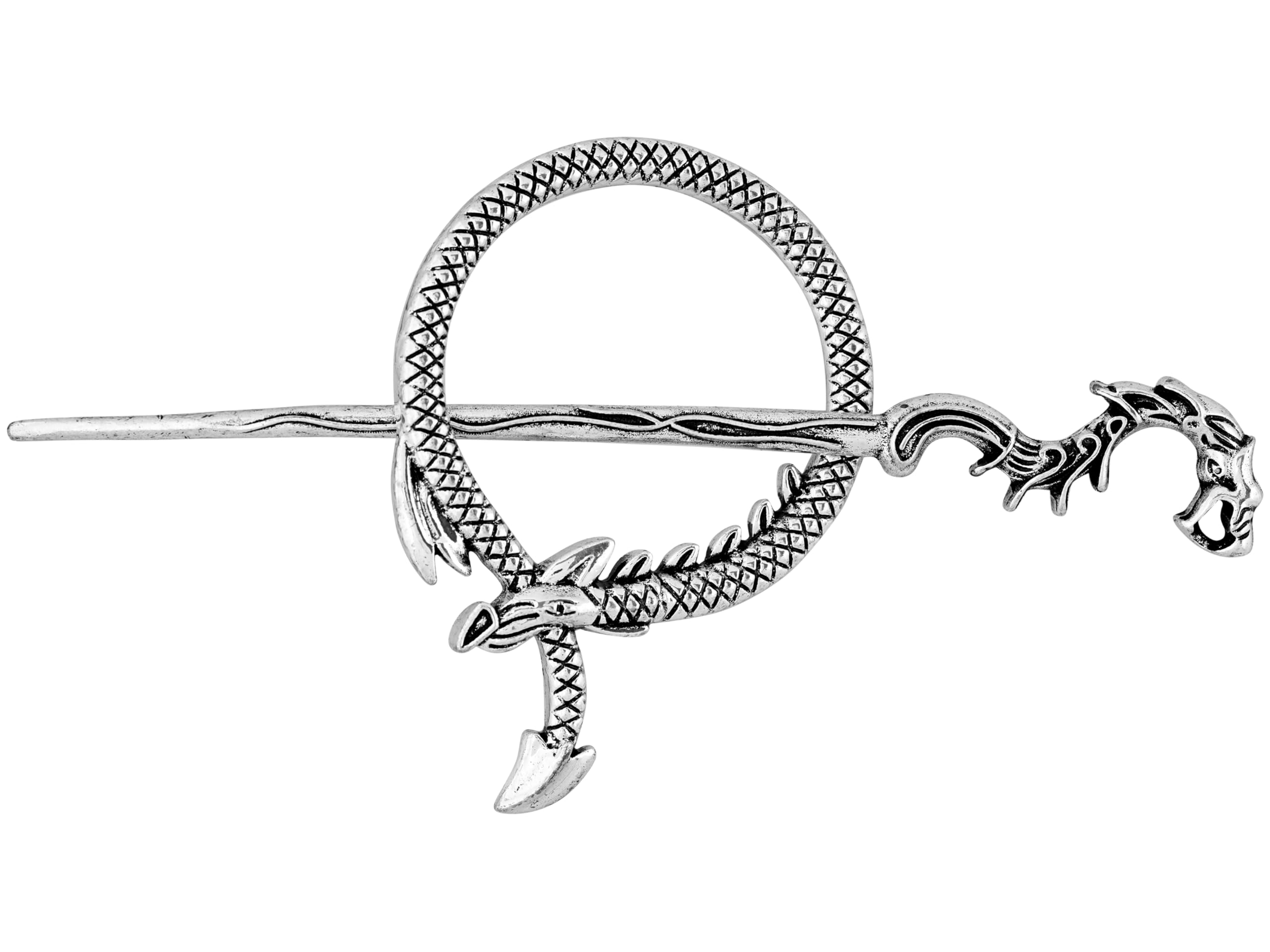 HAQUIL Viking Dragon Hairpin for Women Men Fashion Celtic Dragon Hair Pin Hair Accessory Jewelry Gift