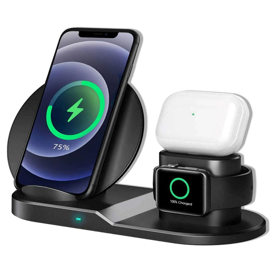 5Core 3-in-1 Wireless Charging Station, Fast &amp; Safe