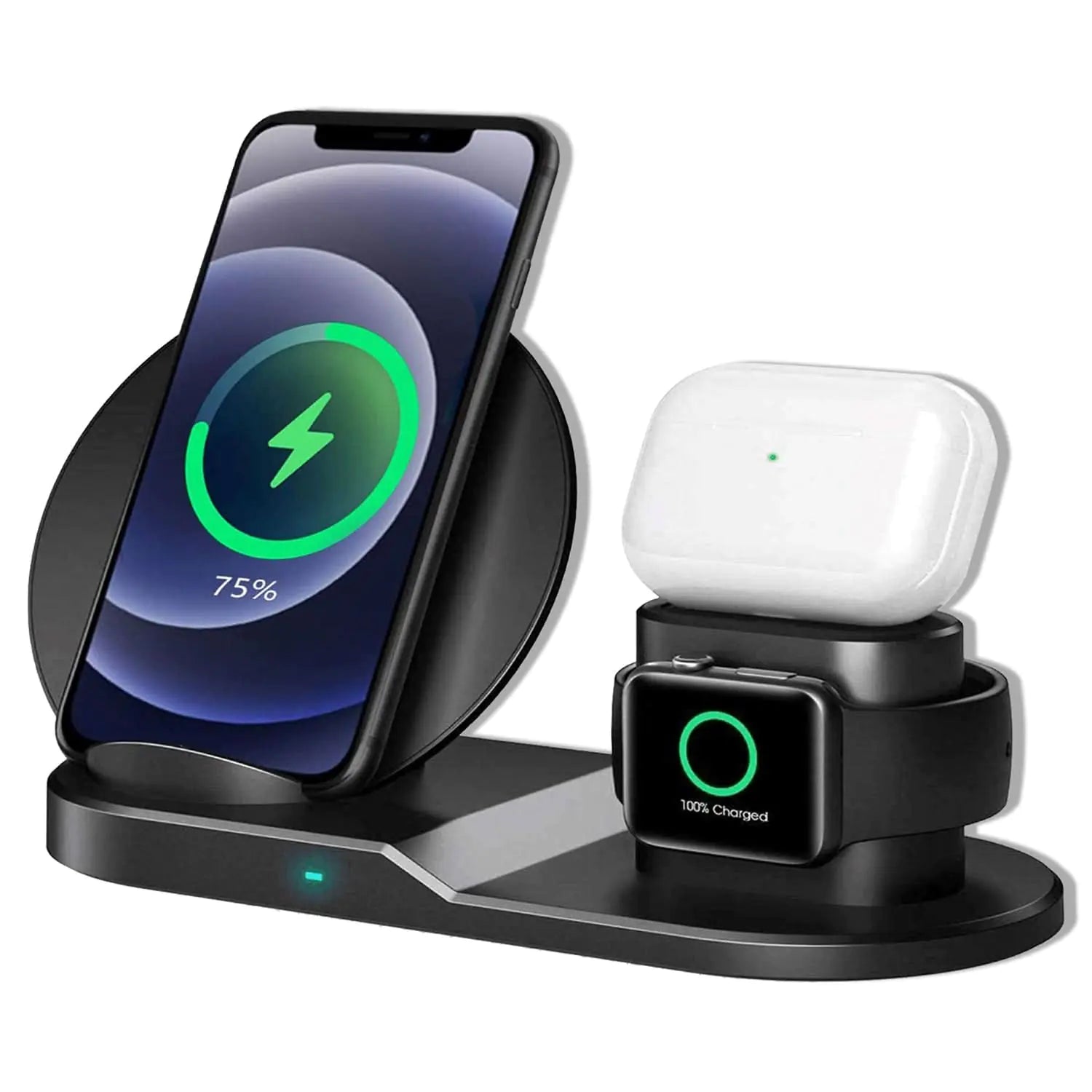 5Core 3-in-1 Wireless Charging Station, Fast &amp; Safe