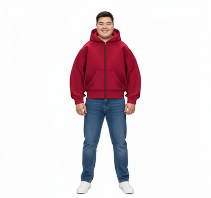 Fleece-Lined Double Hood Sweater, Warm &amp; Cozy Hoodie
