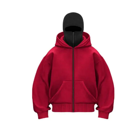 Fleece-Lined Double Hood Sweater, Warm &amp; Cozy Hoodie