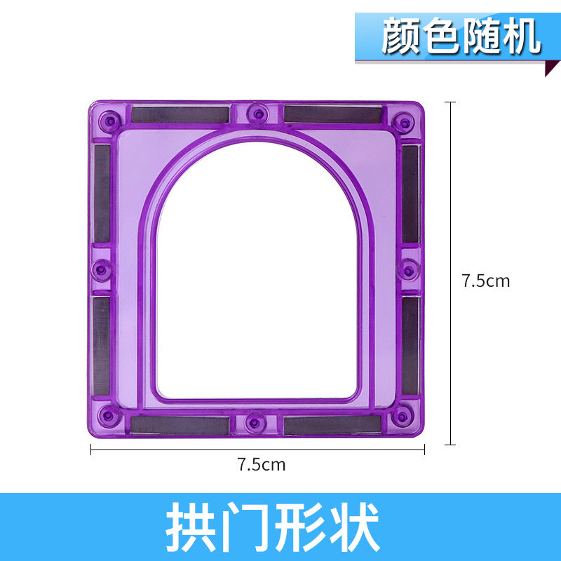Magnetic Color Window Tiles Set for Kids&