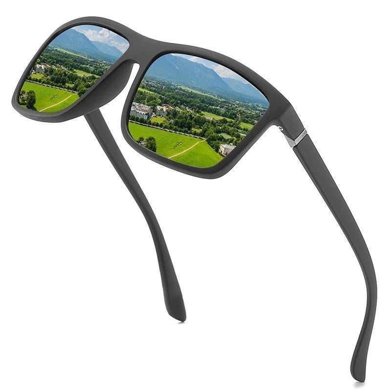 Unisex Vintage Polarized Square Sunglasses (Famous Brand)
