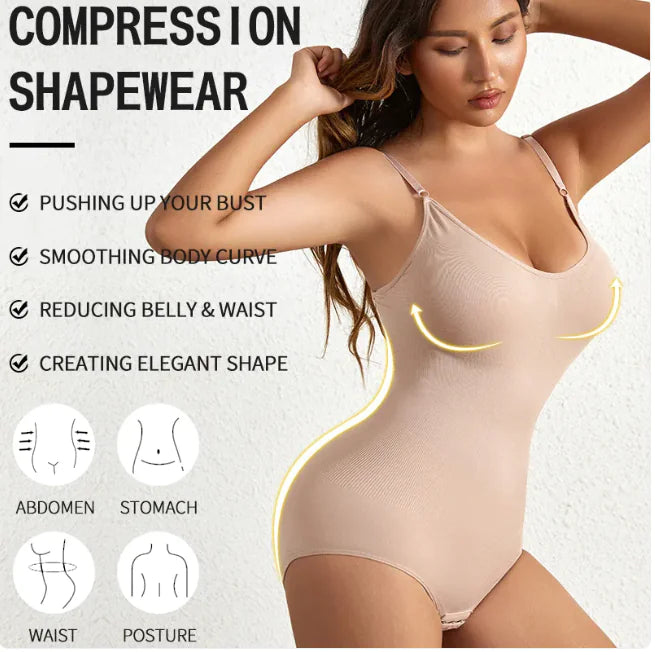 Contour Lift Women’s Shaping Corset Bodysuit, Slim &amp; Toned