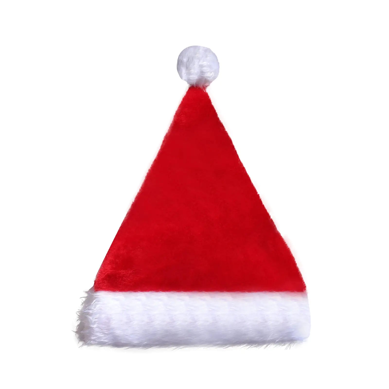 LED Light Plush Santa Hat, Festive Christmas Decor for All Ages