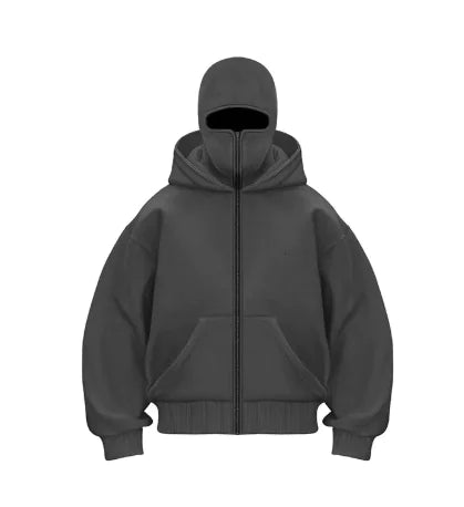 Fleece-Lined Double Hood Sweater, Warm &amp; Cozy Hoodie