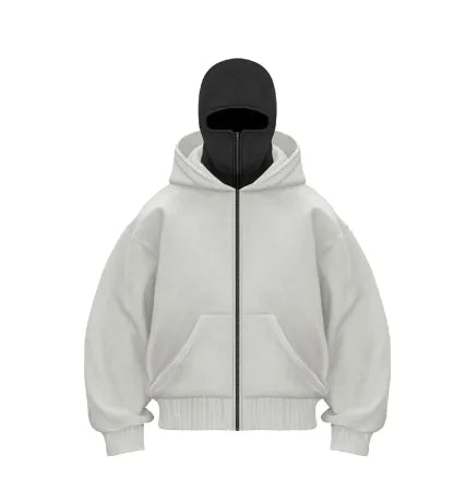 Fleece-Lined Double Hood Sweater, Warm &amp; Cozy Hoodie