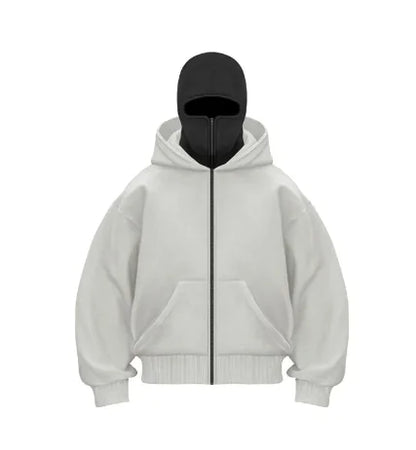 Fleece-Lined Double Hood Sweater, Warm &amp; Cozy Hoodie