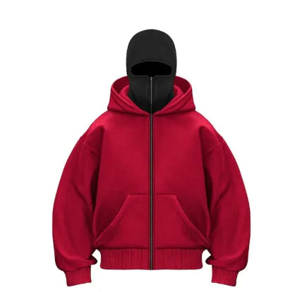 Fleece-Lined Double Hood Sweater, Warm &amp; Cozy Hoodie