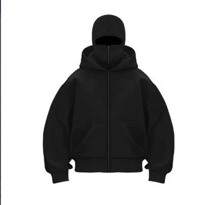 Fleece-Lined Double Hood Sweater, Warm &amp; Cozy Hoodie