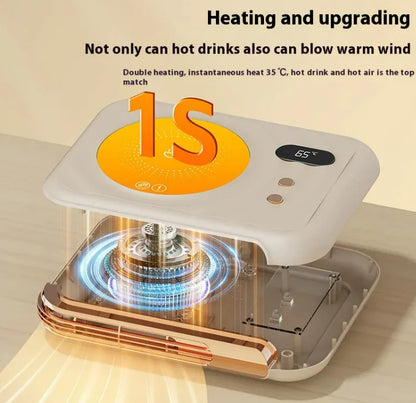 2-in-1 Home Desk Heater &amp; Thermal Cup Pad